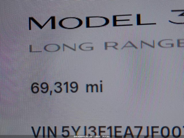2018 TESLA MODEL 3 5YJ3E1EA7JF007617 Photo 6