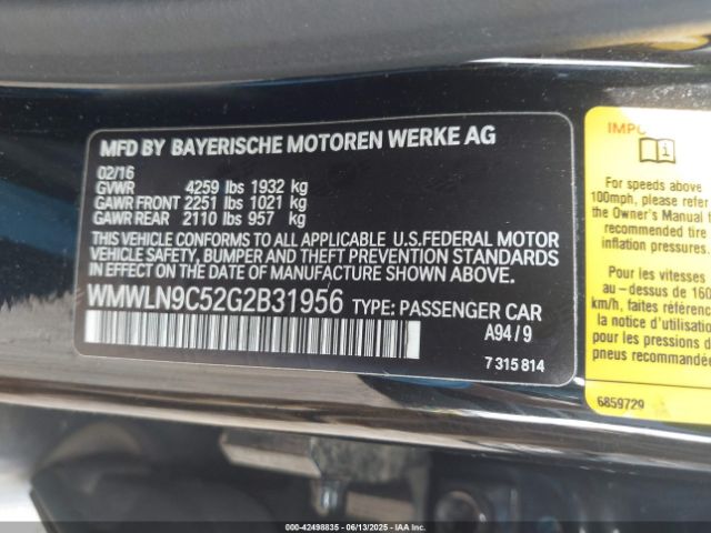 2016 MINI CLUBMAN WMWLN9C52G2B31956 Photo 8