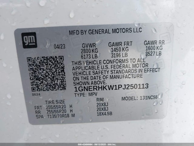 1GNERHKW1PJ250113 Chevrolet lfy