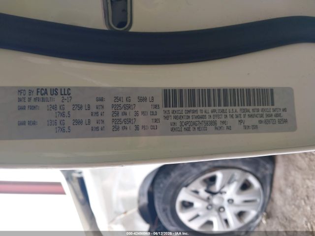 3C4PDDAG7HT583896 Dodge 2017
