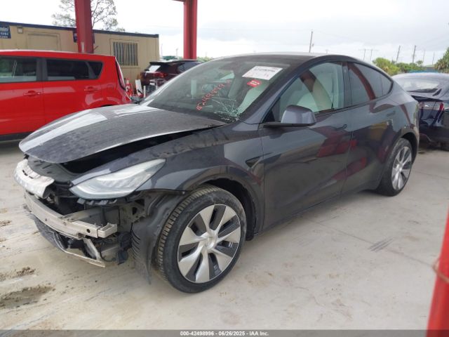 2021 TESLA MODEL Y 5YJYGDEE3MF140335 Photo 1