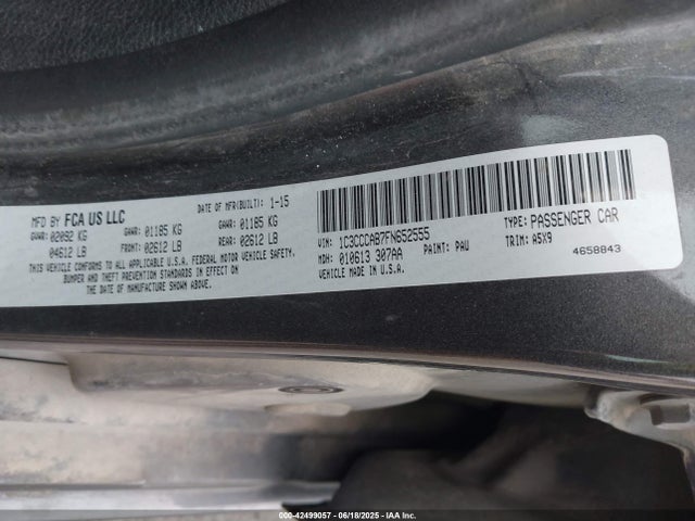 Chrysler 2015 2015 1C3CCCAB7FN652555 Image 9