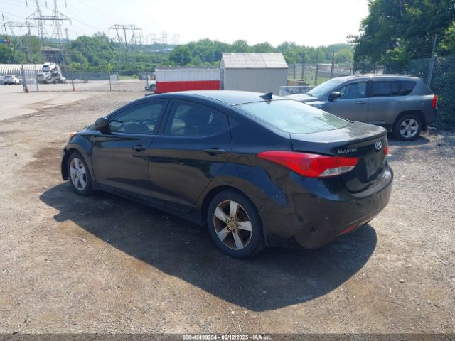 2013 HYUNDAI ELANTRA KMHDH4AEXDU530711 Photo 2