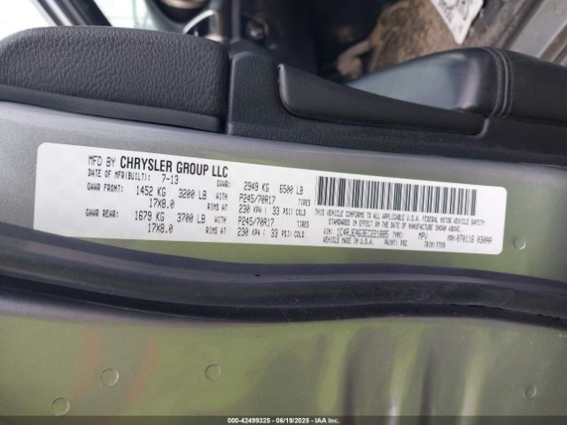 2014 JEEP GRAND CHEROKEE 1C4RJEAG3EC221885 Photo 8