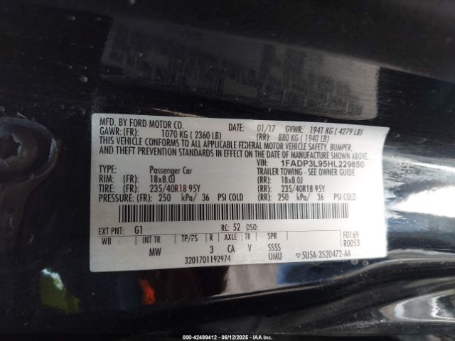 2017 FORD FOCUS ST 1FADP3L95HL229850 Photo 8