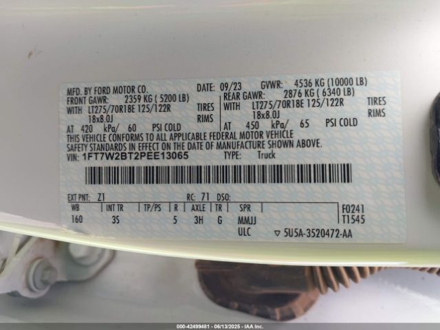 2023 FORD F-250 1FT7W2BT2PEE13065 Photo 8