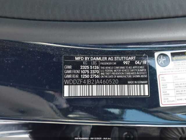 2018 MERCEDES-BENZ E 300 WDDZF4JB2JA460520 Photo 8