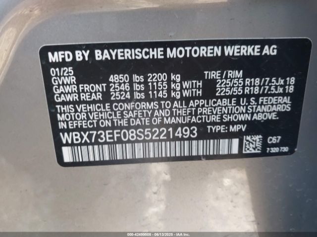 2025 BMW X1 WBX73EF08S5221493 Photo 8