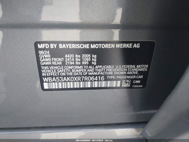 WBA53AK0XR7R06416 BMW 228I