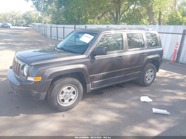 2016 Jeep Patriot Sport მანქანა იყიდება აუქციონზე, vin: 1C4NJPBA2GD604430, აუქციონის ნომერი: 42499566