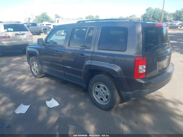 2016 Jeep Patriot Sport მანქანა იყიდება აუქციონზე, vin: 1C4NJPBA2GD604430, აუქციონის ნომერი: 42499566