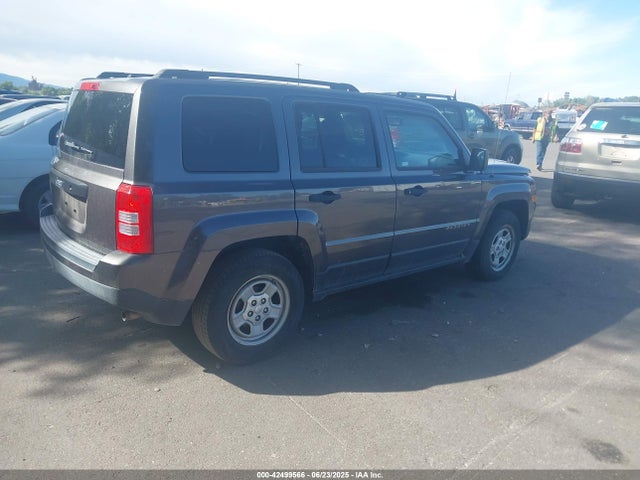 2016 Jeep Patriot Sport მანქანა იყიდება აუქციონზე, vin: 1C4NJPBA2GD604430, აუქციონის ნომერი: 42499566