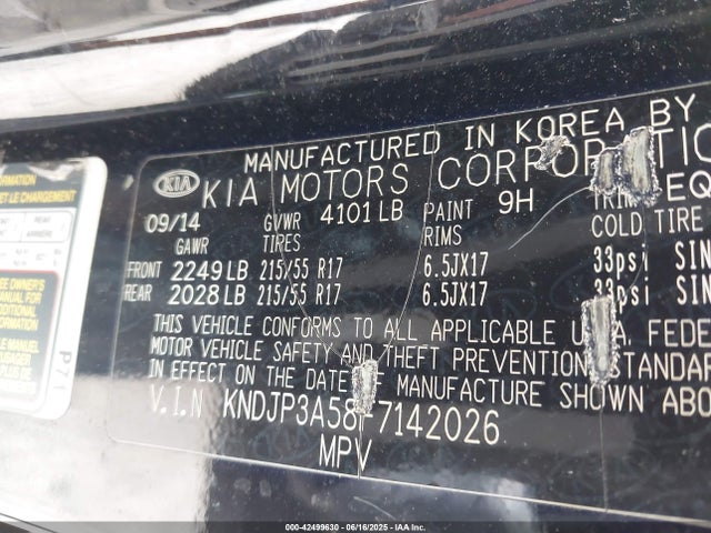 KIA dohc gdi nu 2015 KNDJP3A58F7142026 Image 9
