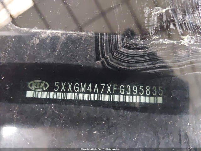 5XXGM4A7XFG395835 KIA dohc gdi theta ii