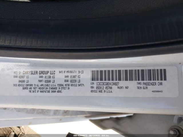 2014 CHRYSLER 200 1C3CCBCG8EN134827 Photo 8