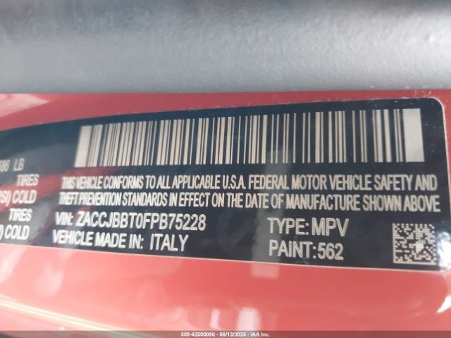 2015 JEEP RENEGADE ZACCJBBT0FPB75228 Photo 8