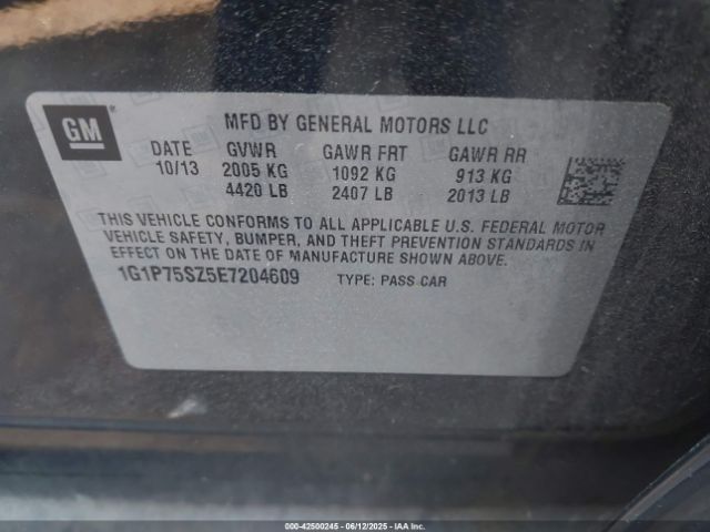 1G1P75SZ5E7204609 Chevrolet Cruze Diesel