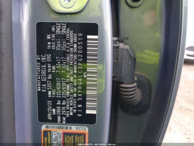 2023 KIA SORENTO 5XYRG4LC3PG200519 Photo 8