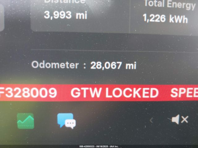 7SAYGDEF3NF328009 Tesla Model Y
