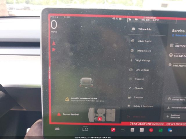 7SAYGDEF3NF328009 Tesla Model Y