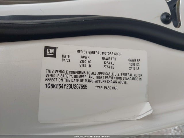 2003 CADILLAC DEVILLE 1G6KE54Y23U267695 Photo 8