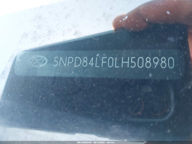 5NPD84LF0LH508980 Hyundai mpi nu