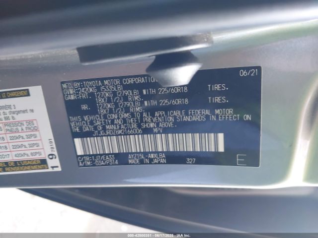 2021 LEXUS NX 300H JTJGJRDZ6M2166006 Photo 8