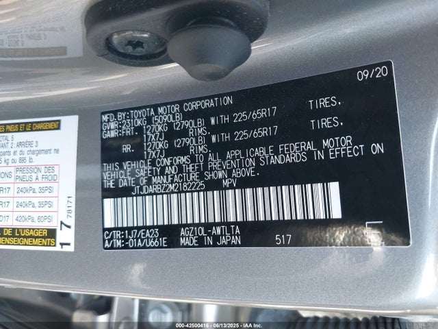 JTJDARBZ2M2182225 Lexus 8ar-fts