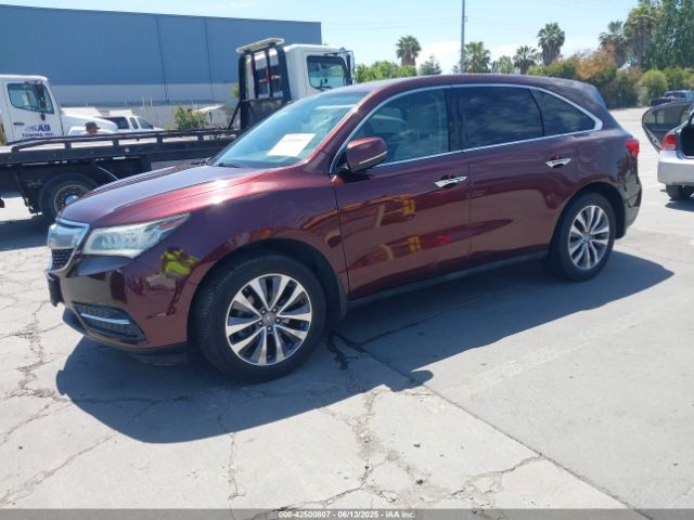 2014 ACURA MDX 5FRYD4H46EB017852 Photo 1