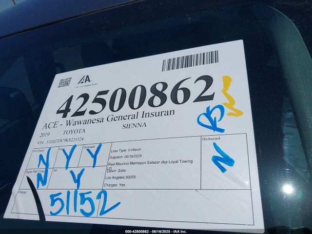 5TDJZ3DC9KS225324 Toyota 2gr-fks