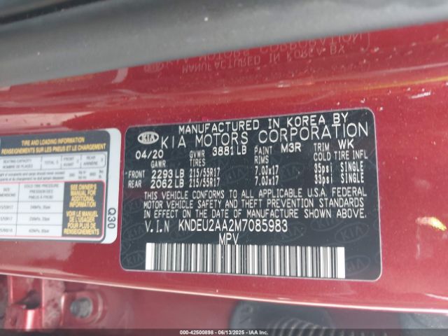 2021 KIA SELTOS KNDEU2AA2M7085983 Photo 8