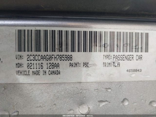 2015 CHRYSLER 300 2C3CCAAG0FH785988 Photo 8