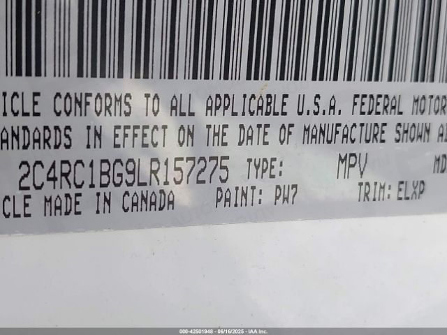 2020 CHRYSLER PACIFICA 2C4RC1BG9LR157275 Photo 8