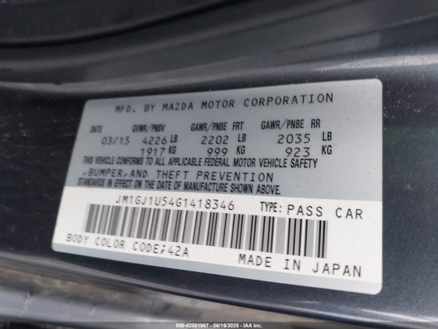 JM1GJ1U54G1418346 Mazda py