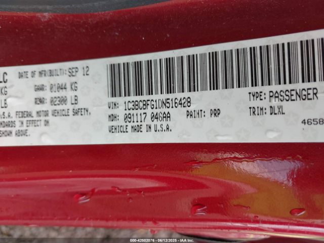 2013 CHRYSLER 200 1C3BCBFG1DN516428 Photo 8