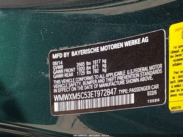 2014 MINI HARDTOP WMWXM5C53ET972847 Photo 8