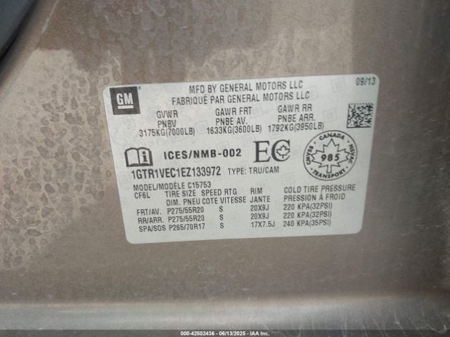 2014 GMC SIERRA 1500 1GTR1VEC1EZ133972 Photo 8