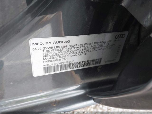 2022 AUDI A3 WAUAUDGY8NA075426 Photo 8