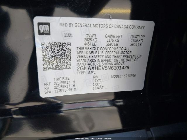 2022 CHEVROLET EQUINOX 2GNAXHEV5N6101429 Photo 8
