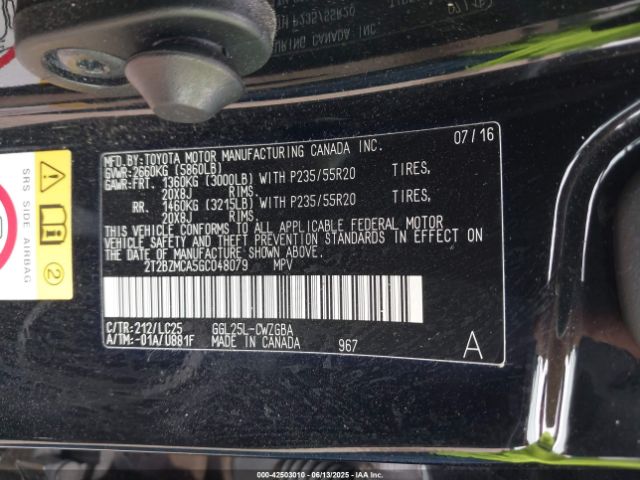 2016 LEXUS RX 350 2T2BZMCA5GC048079 Photo 8