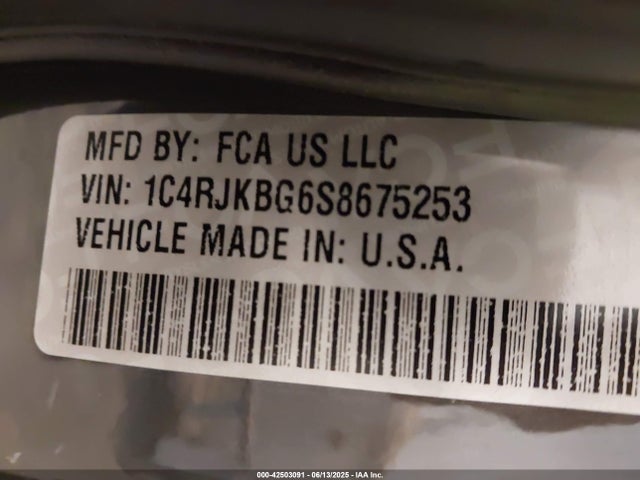 1C4RJKBG6S8675253 Jeep 2025