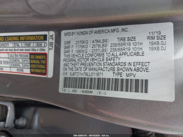 2020 ACURA RDX 5J8TC1H79LL011871 Photo 8