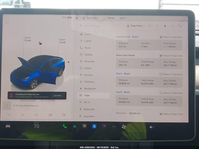 2022 TESLA MODEL Y 7SAYGDEE6NA005092 Photo 6