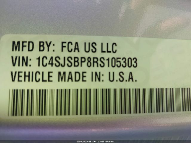 1C4SJSBP8RS105303 Jeep Wagoneer L Series Ii 4x4