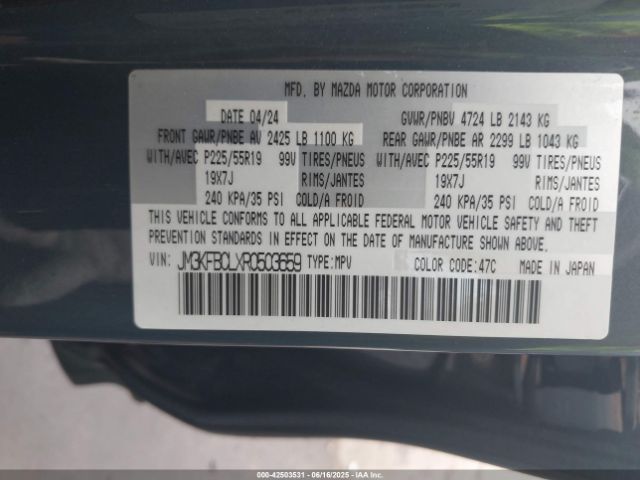 JM3KFBCLXR0503659 Mazda Cx-5 2.5 S Carbon Edition