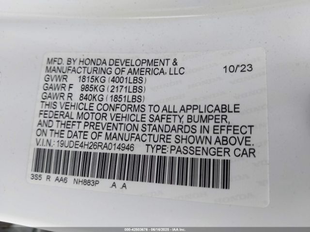 2024 ACURA INTEGRA 19UDE4H26RA014946 Photo 8