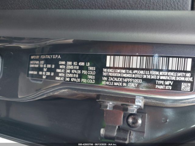 2023 JEEP RENEGADE ZACNJDE14PPP10533 Photo 8