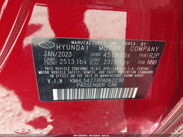 KMHL54JJXPA062230 Hyundai gdi nu pe