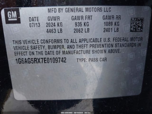 2014 CADILLAC ATS 1G6AG5RX7E0109742 Photo 8