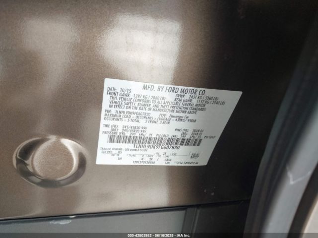 2015 LINCOLN MKS 1LNHL9DK9FG607830 Photo 8